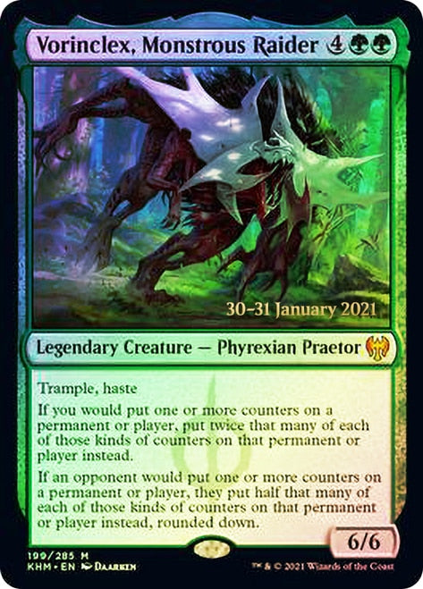 Vorinclex, Monstrous Raider  [Kaldheim Prerelease Promos] | Galactic Gamez