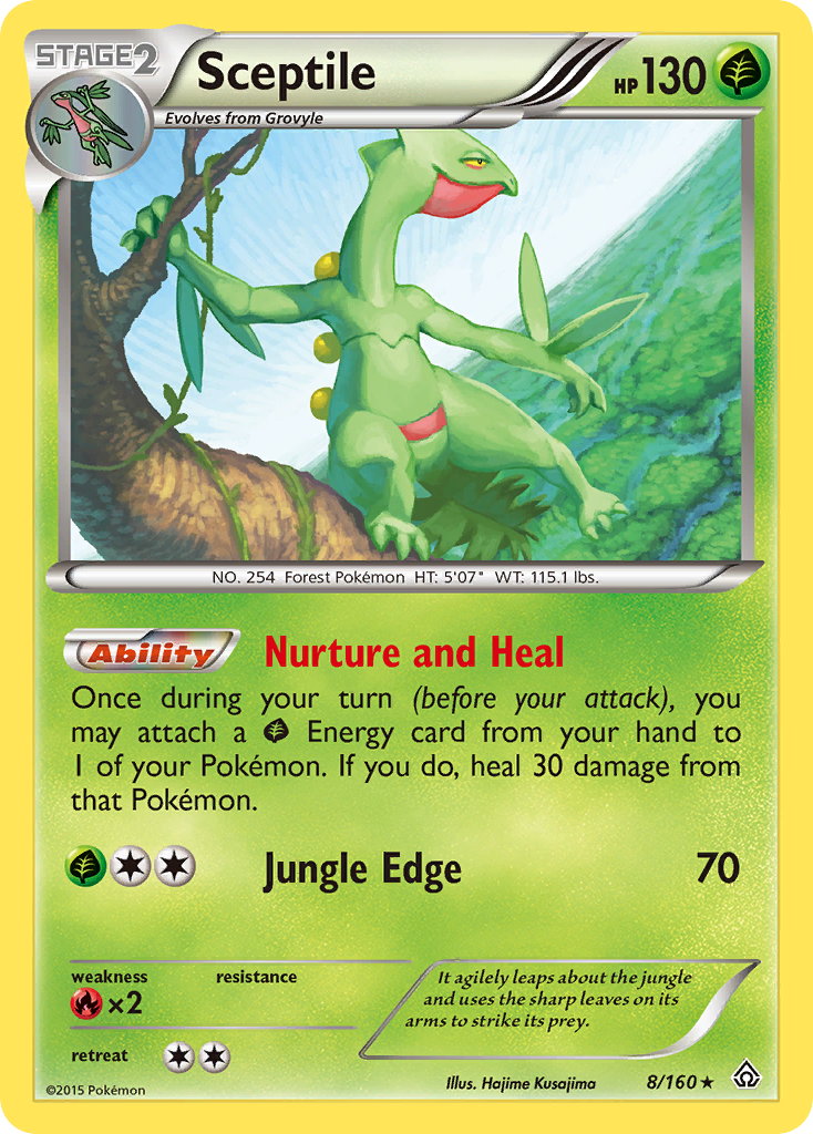 Sceptile (8/160) [XY: Primal Clash] | Galactic Gamez