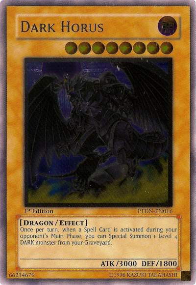 Dark Horus (UTR) [PTDN-EN016] Ultimate Rare | Galactic Gamez