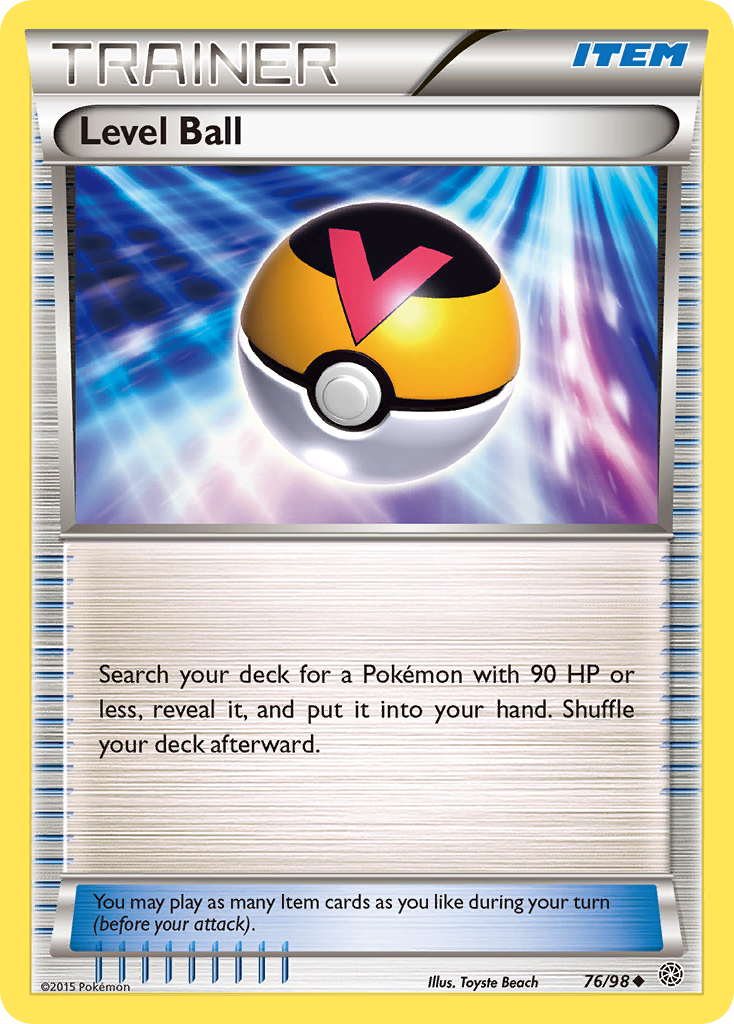 Level Ball (76/98) [XY: Ancient Origins] | Galactic Gamez