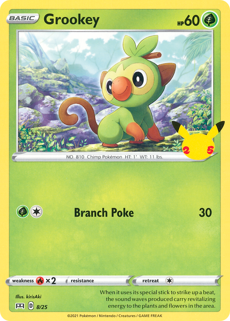 Grookey (8/25) [McDonald's 25th Anniversary] | Galactic Gamez