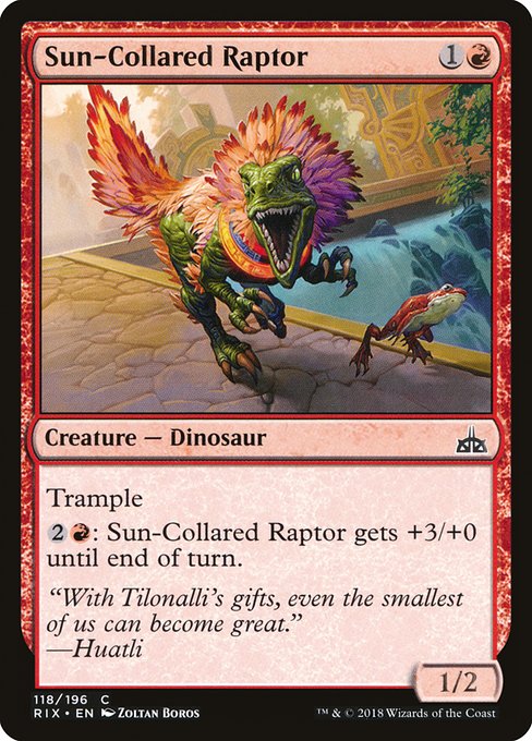 Sun-Collared Raptor [Rivals of Ixalan] | Galactic Gamez