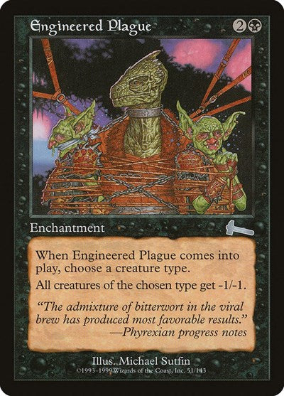 Engineered Plague [Urza's Legacy] | Galactic Gamez