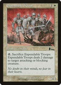 Expendable Troops [Urza's Legacy] | Galactic Gamez