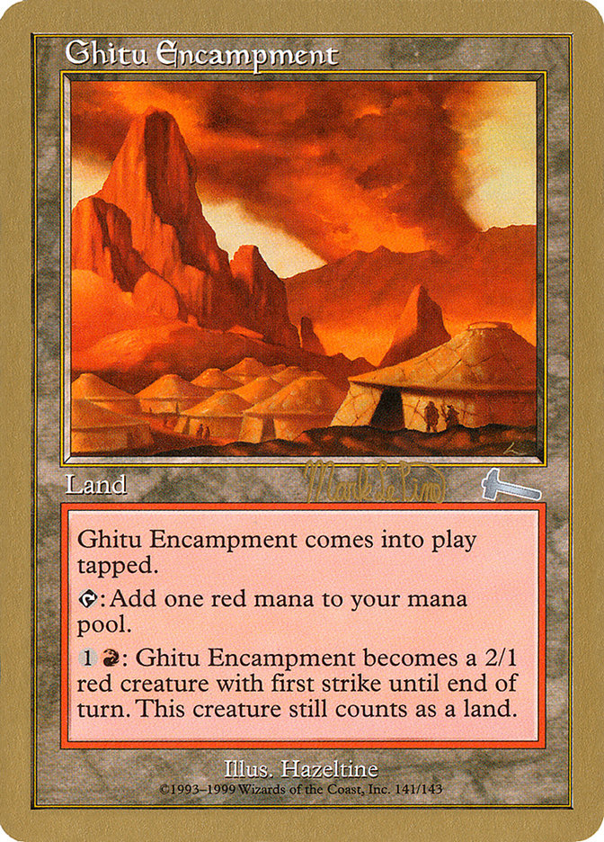 Ghitu Encampment (Mark Le Pine) [World Championship Decks 1999] | Galactic Gamez