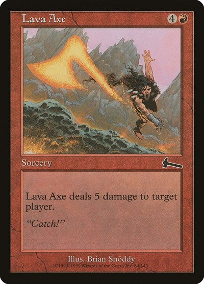 Lava Axe [Urza's Legacy] | Galactic Gamez