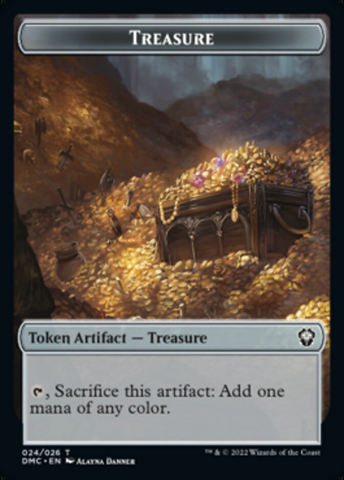 Treasure Token [Dominaria United Commander Tokens] | Galactic Gamez