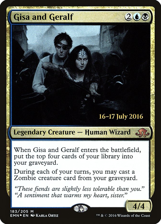 Gisa and Geralf  [Eldritch Moon Prerelease Promos] | Galactic Gamez