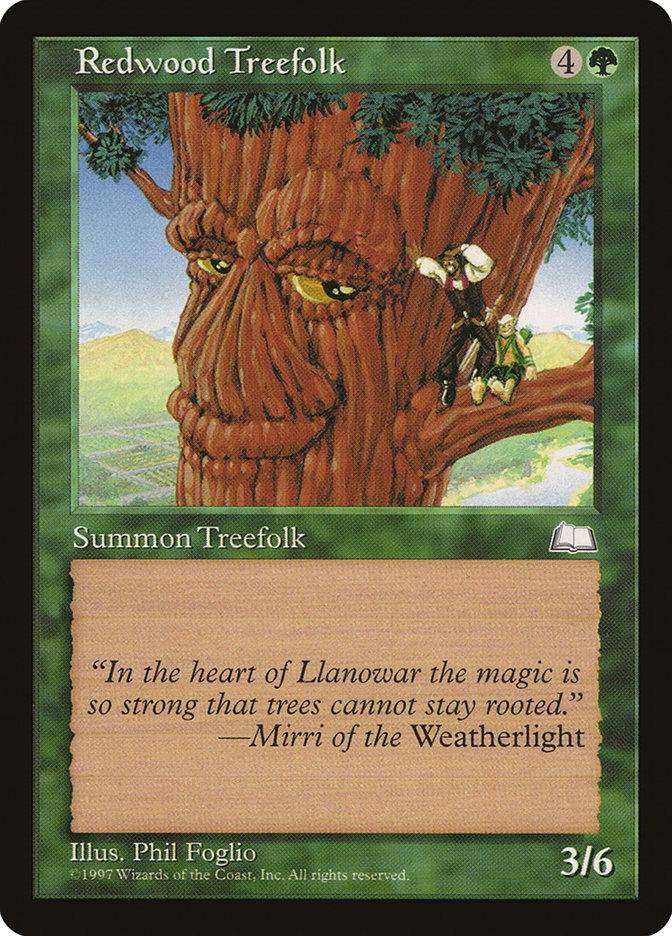 Redwood Treefolk [Weatherlight] | Galactic Gamez