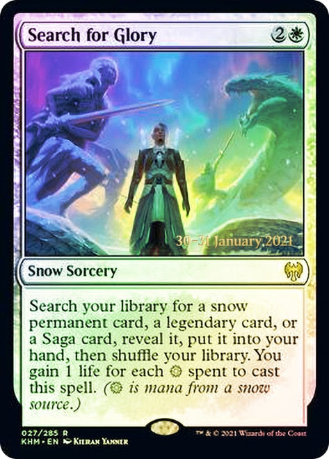 Search for Glory  [Kaldheim Prerelease Promos] | Galactic Gamez