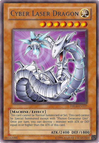 Cyber Laser Dragon [DR04-EN127] Rare | Galactic Gamez