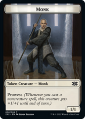 Egg // Monk Double-sided Token [Double Masters 2022 Tokens] | Galactic Gamez