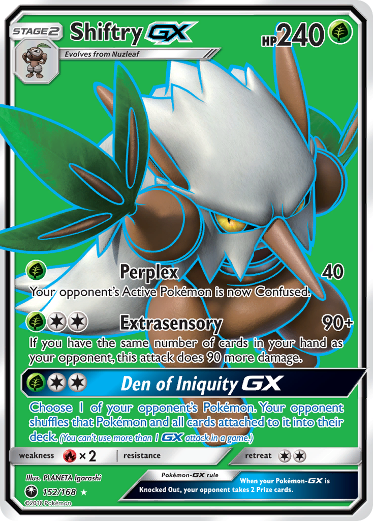 Shiftry GX (152/168) [Sun & Moon: Celestial Storm] | Galactic Gamez