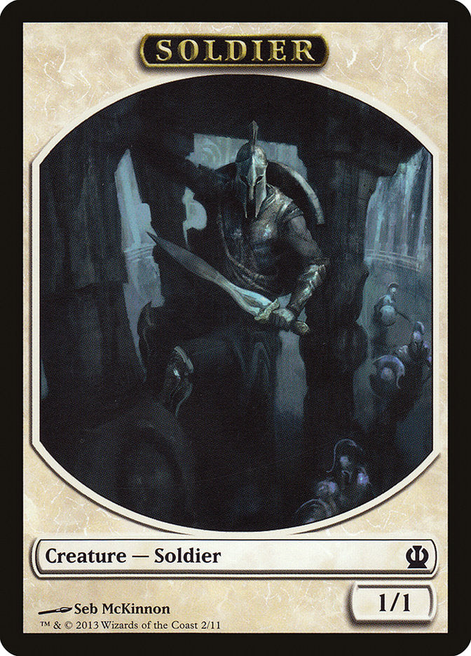 Soldier (2/11) [Theros Tokens] | Galactic Gamez