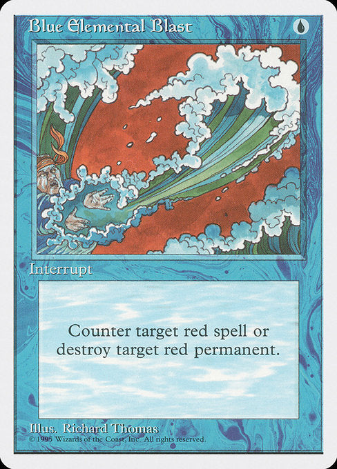 Blue Elemental Blast [Fourth Edition] | Galactic Gamez