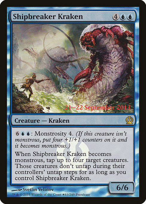 Shipbreaker Kraken [Theros Promos] | Galactic Gamez