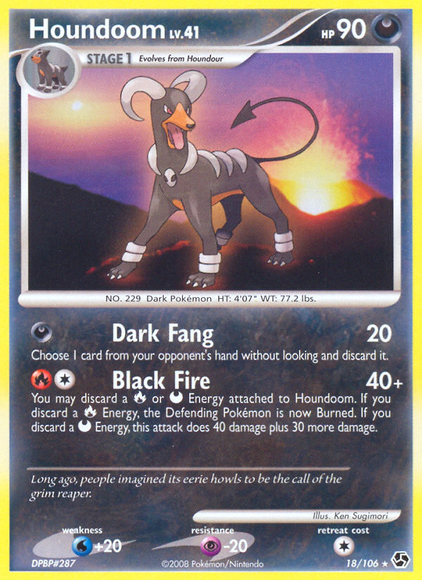 Houndoom (18/106) [Diamond & Pearl: Great Encounters] | Galactic Gamez