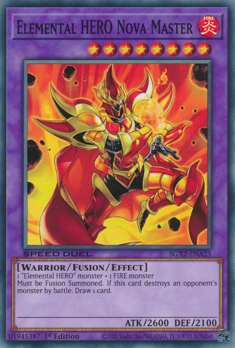 Elemental HERO Nova Master [SGX2-ENA25] Common | Galactic Gamez