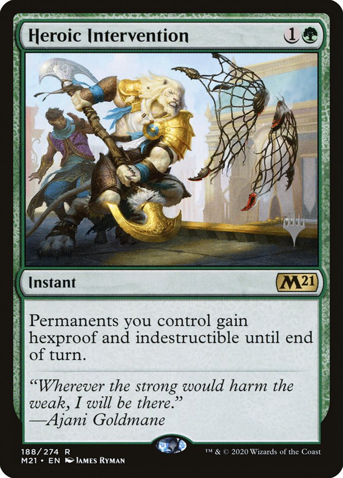 Heroic Intervention (Promo Pack) [Core Set 2021 Promos] | Galactic Gamez