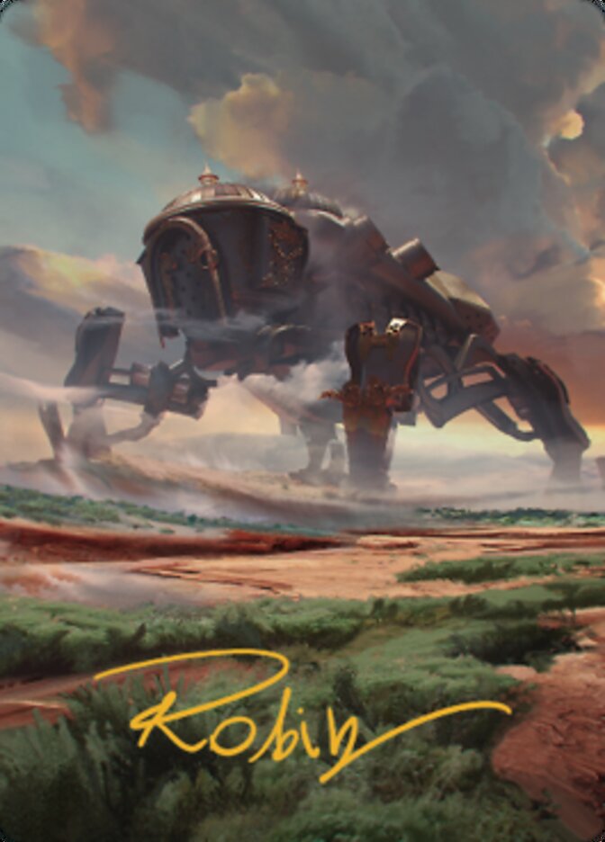 Plains (2) Art Card (Gold-Stamped Signature) [The Brothers' War Art Series] | Galactic Gamez