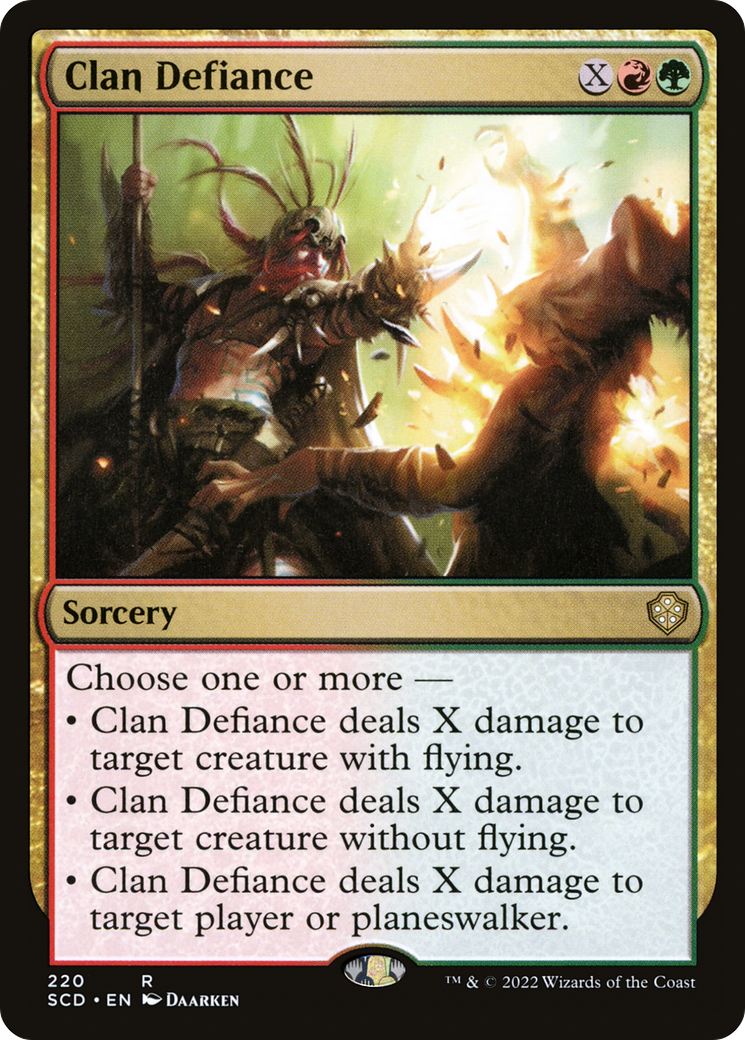 Clan Defiance [Starter Commander Decks] | Galactic Gamez