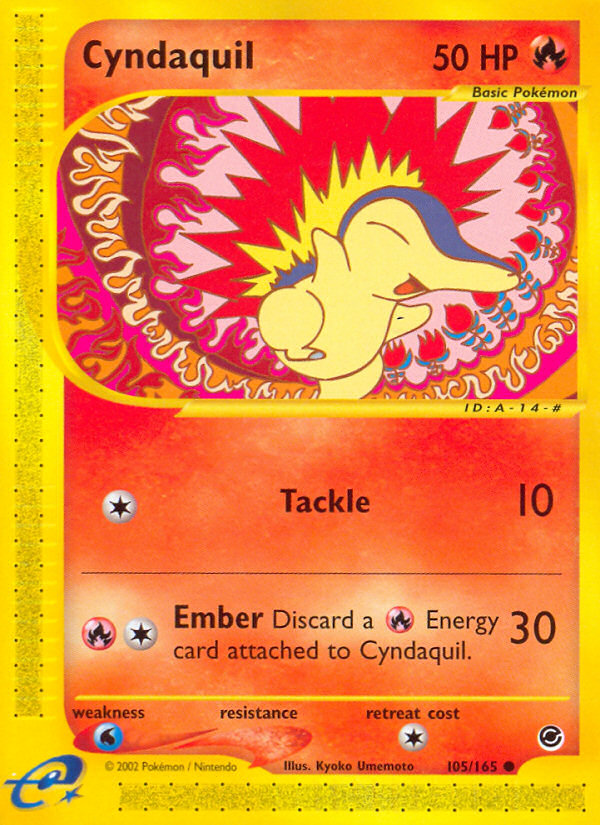 Cyndaquil (105/165) [Expedition: Base Set] | Galactic Gamez