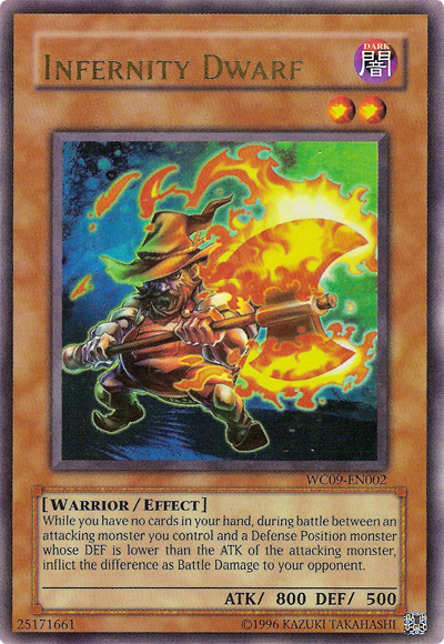 Infernity Dwarf [WC09-EN002] Ultra Rare | Galactic Gamez