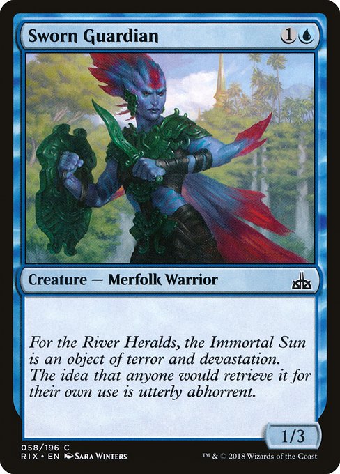 Sworn Guardian [Rivals of Ixalan] | Galactic Gamez