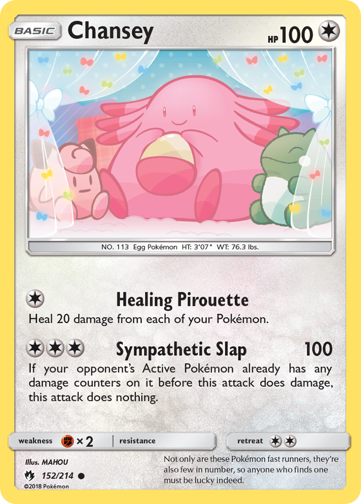 Chansey (152/214) [Sun & Moon: Lost Thunder] | Galactic Gamez