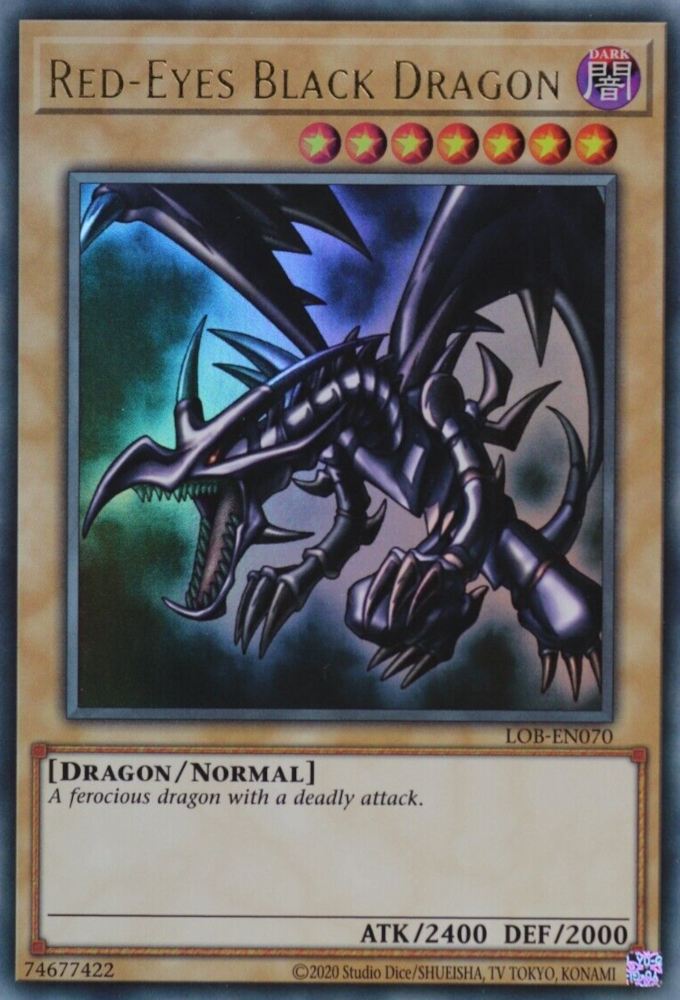 Red-Eyes Black Dragon (25th Anniversary) [LOB-EN070] Ultra Rare | Galactic Gamez