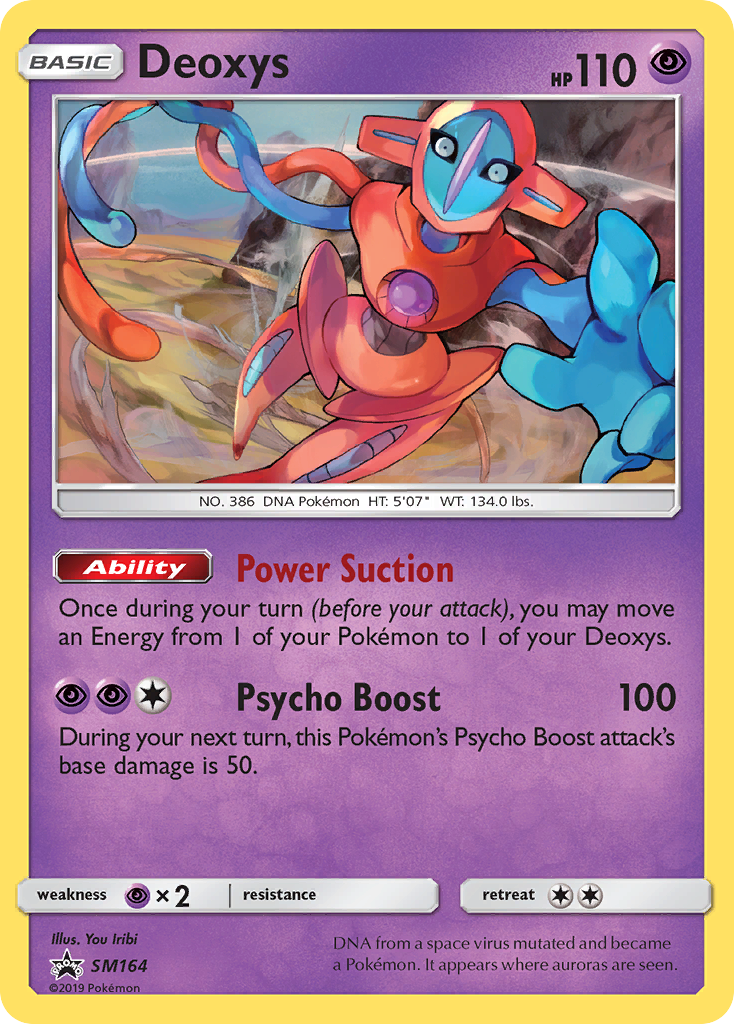 Deoxys (SM164) [Sun & Moon: Black Star Promos] | Galactic Gamez