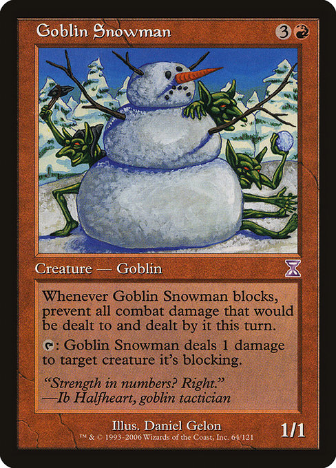 Goblin Snowman [Time Spiral Timeshifted] | Galactic Gamez