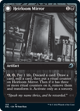 Heirloom Mirror // Inherited Fiend [Innistrad: Double Feature] | Galactic Gamez