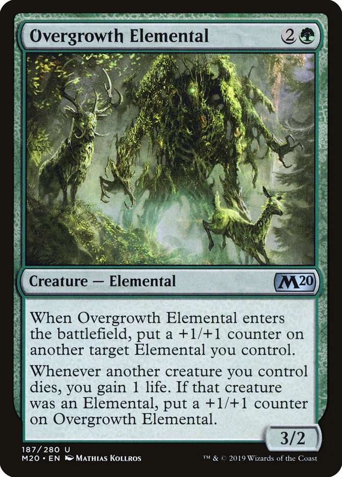 Overgrowth Elemental [Core Set 2020] | Galactic Gamez
