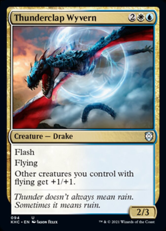 Thunderclap Wyvern [Kaldheim Commander] | Galactic Gamez