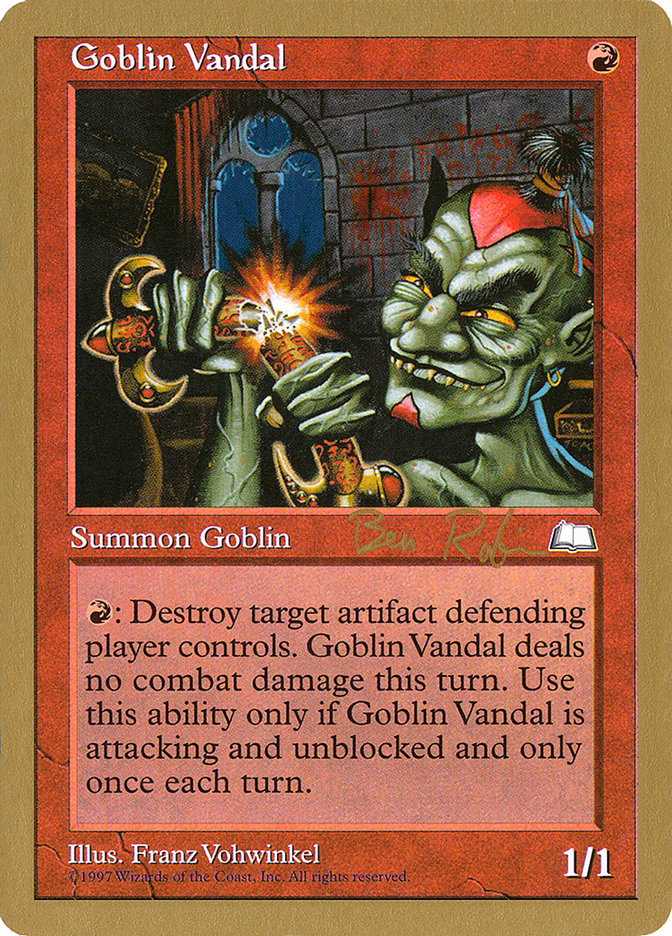 Goblin Vandal (Ben Rubin) [World Championship Decks 1998] | Galactic Gamez