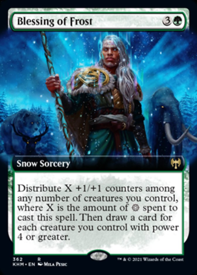 Blessing of Frost (Extended Art) [Kaldheim] | Galactic Gamez