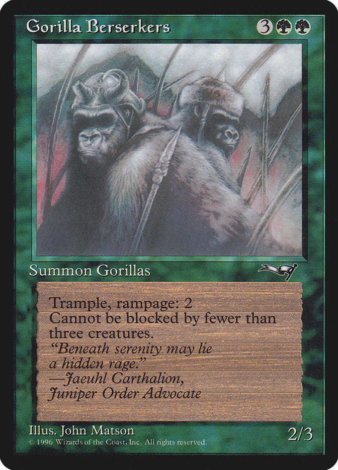 Gorilla Berserkers (Mouths Closed) [Alliances] | Galactic Gamez