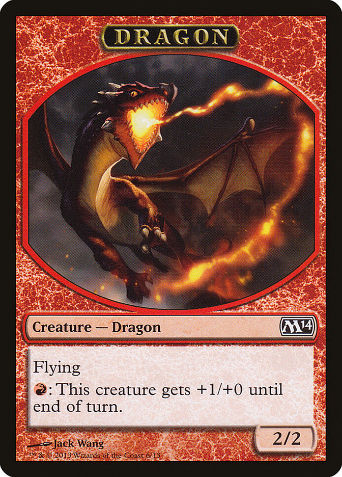 Dragon [Magic 2014 Tokens] | Galactic Gamez