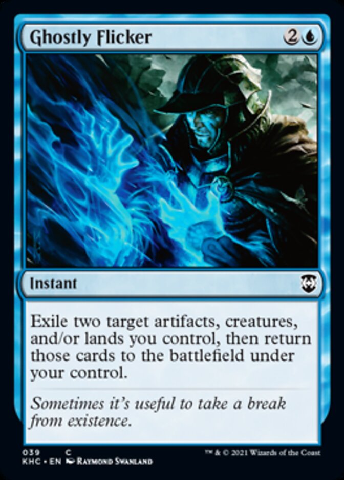 Ghostly Flicker [Kaldheim Commander] | Galactic Gamez