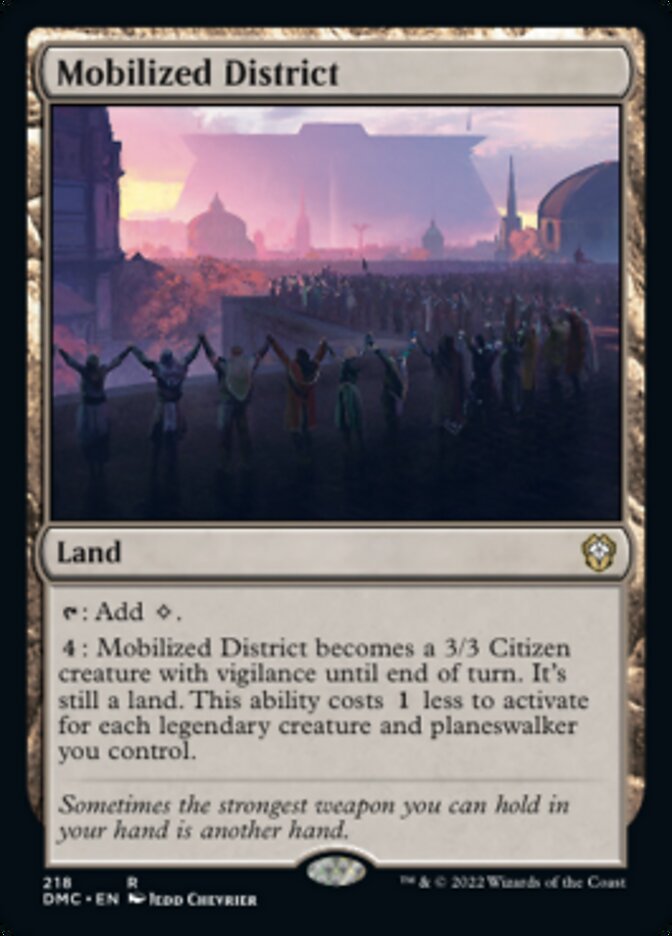 Mobilized District [Dominaria United Commander] | Galactic Gamez