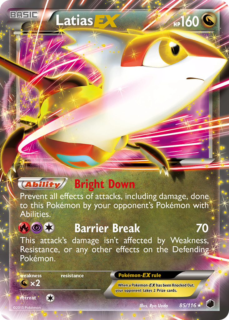 Latias EX (85/116) [Black & White: Plasma Freeze] | Galactic Gamez