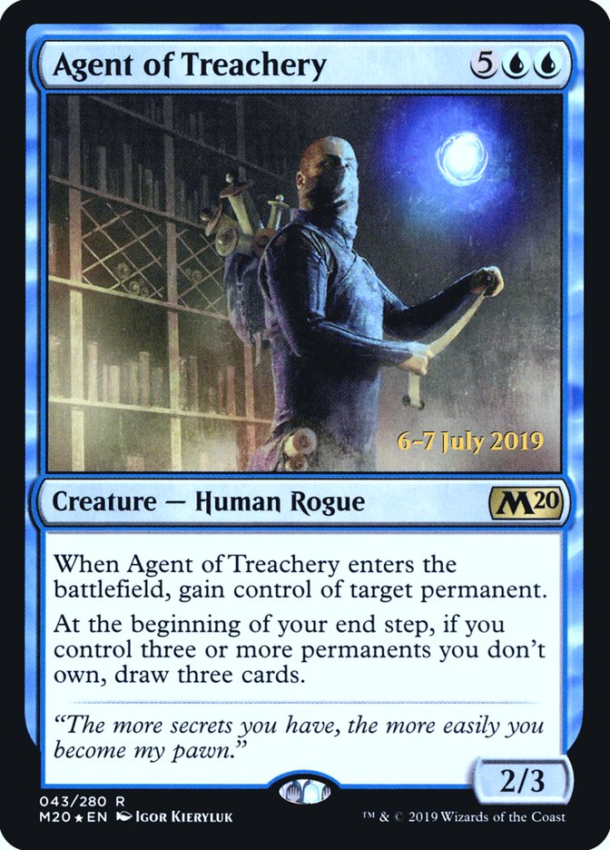 Agent of Treachery  [Core Set 2020 Prerelease Promos] | Galactic Gamez