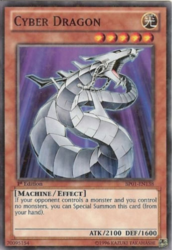 Cyber Dragon [BP01-EN138] Starfoil Rare | Galactic Gamez