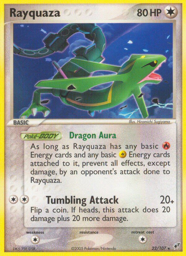 Rayquaza (22/107) (Theme Deck Exclusive) [EX: Deoxys] | Galactic Gamez