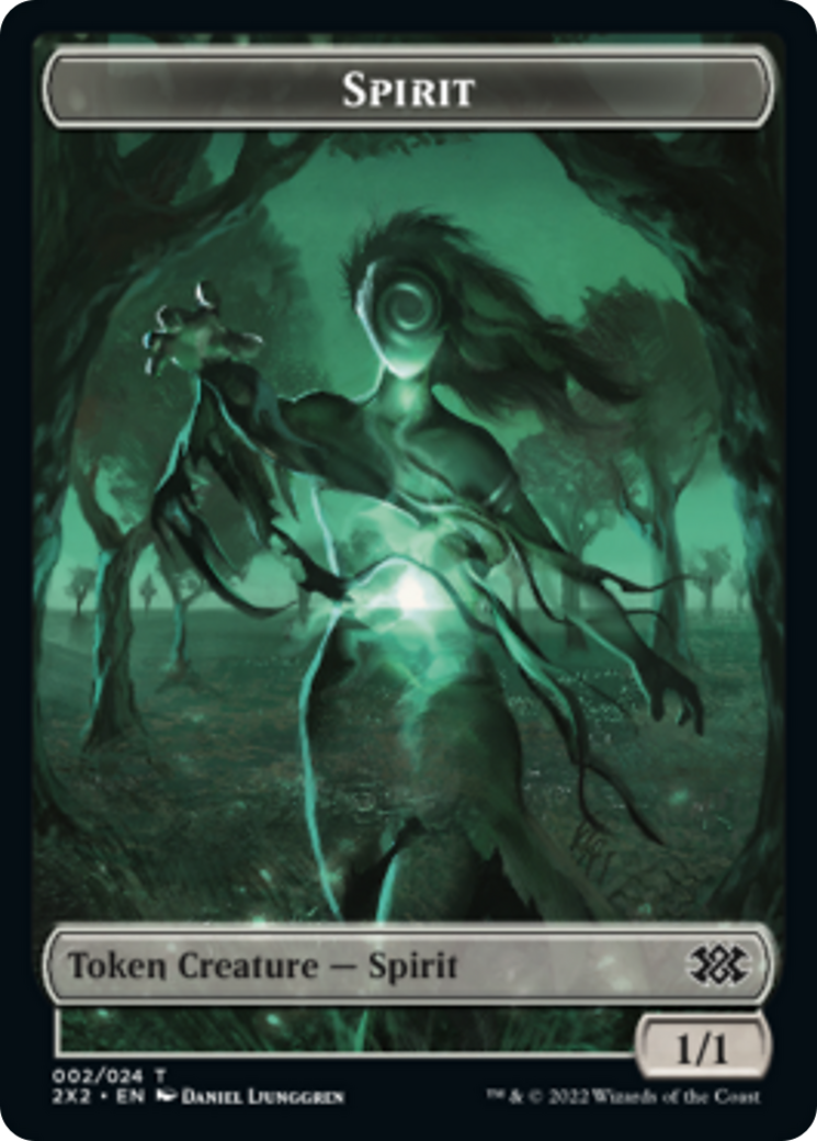 Egg // Spirit Double-sided Token [Double Masters 2022 Tokens] | Galactic Gamez