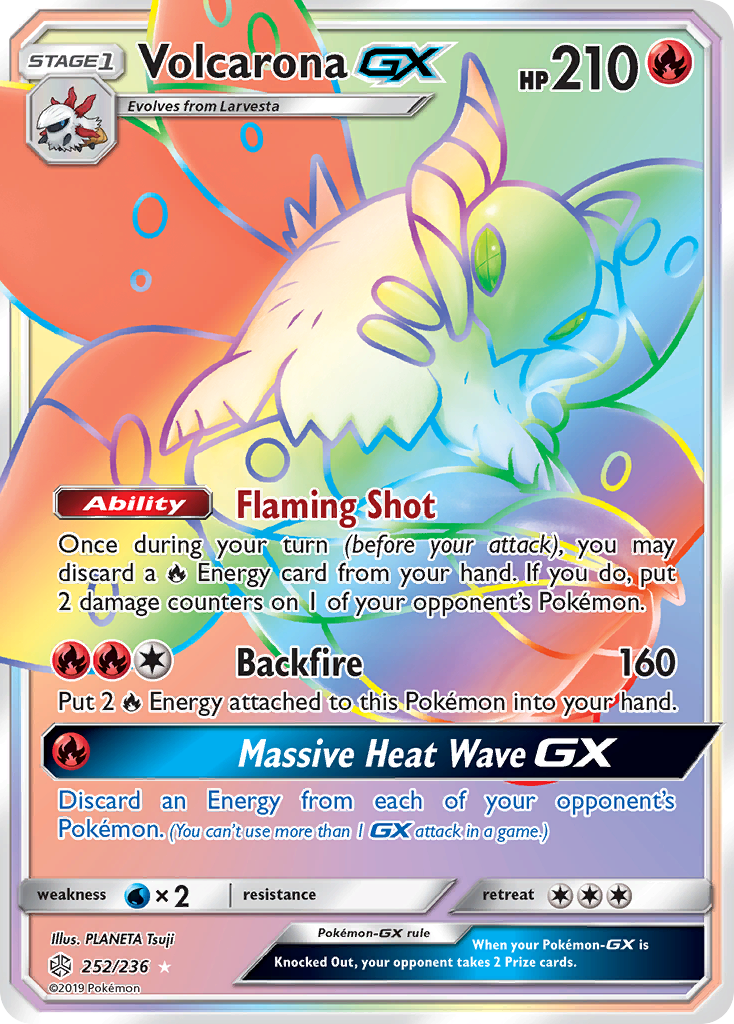 Volcarona GX (252/236) [Sun & Moon: Cosmic Eclipse] | Galactic Gamez