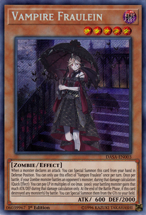 Vampire Fraulein [DASA-EN003] Secret Rare | Galactic Gamez