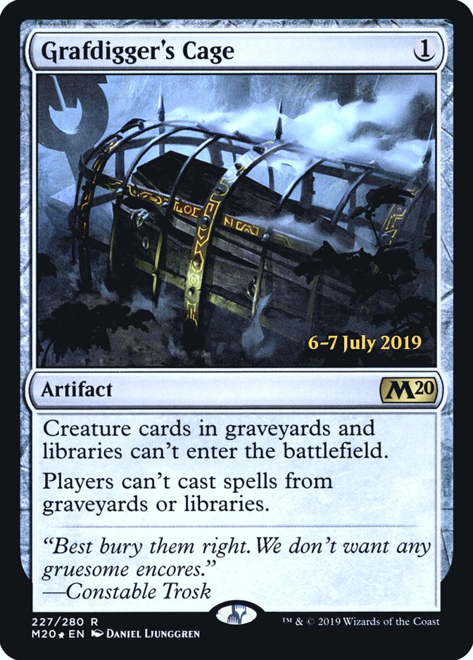 Grafdigger's Cage  [Core Set 2020 Prerelease Promos] | Galactic Gamez