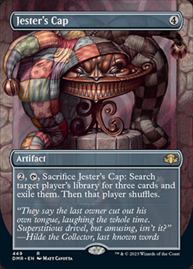Jester's Cap (Borderless Alternate Art) [Dominaria Remastered] | Galactic Gamez